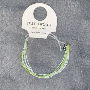 Pura Vida mental health awareness bracelet
